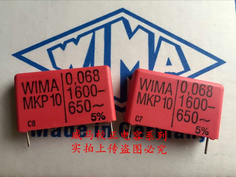 2020 флейта 10 шт./20 шт. Германия WIMA MKP10 0,068 мкФ 1600V 683 1600V P: 27,5 мм
2020 флейта 10 шт./20 шт. Германия WIMA MKP10 0,068 мкФ 1600V 683 1600V P: 27,5 мм