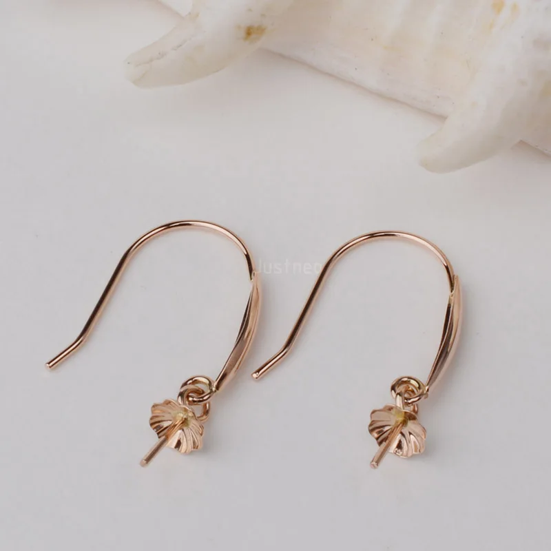 18K Gold Earring Hooks with Eyepin Bead Caps, Yellow White Rose Karat Gold Solid 18ct oro French Earwire Dangle Pearl Earrings
18K Gold Earring Hooks with Eyepin Bead Caps, Yellow White Rose Karat Gold Solid 18ct oro French Earwire Dangle Pearl Earrings