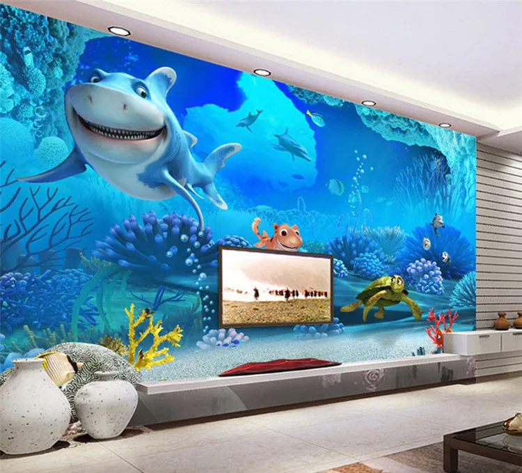 Living Room Sofa TV Background Wallpaper Bedroom Study Bar Wallpaper 3D Seabed World Children's Room Mural
Living Room Sofa TV Background Wallpaper Bedroom Study Bar Wallpaper 3D Seabed World Children's Room Mural