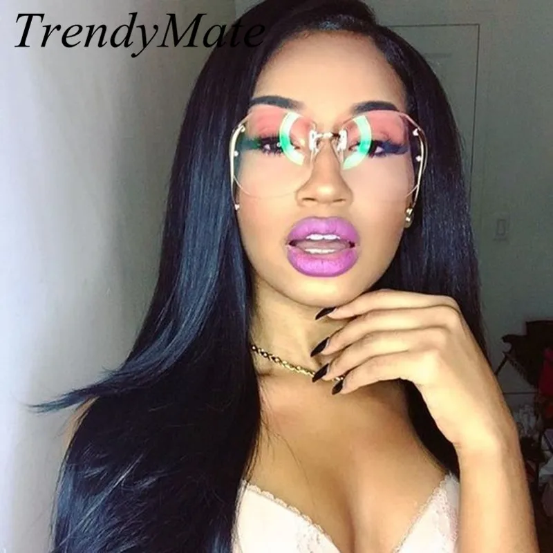 Fashion Vintage Round Rimless Clear Oversized Sunglasses Women Brand Designer Sun Glasses Metal Frame Retro Gradient Shades M501
Fashion Vintage Round Rimless Clear Oversized Sunglasses Women Brand Designer Sun Glasses Metal Frame Retro Gradient Shades M501