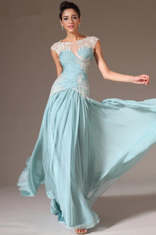 Sky Blue Evening Dresses Mermaid Cap Sleeves Chiffon Lace Long Formal Party Evening Gown Prom Dresses Robe De Soiree
Sky Blue Evening Dresses Mermaid Cap Sleeves Chiffon Lace Long Formal Party Evening Gown Prom Dresses Robe De Soiree