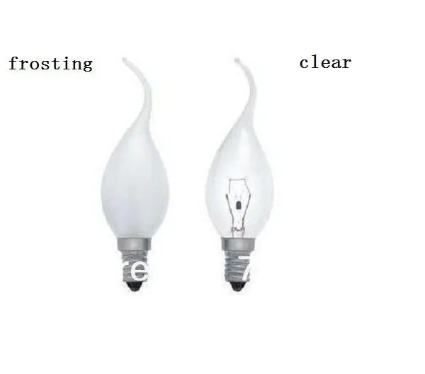 New 20pc Frosted 40W E14 Incandescent lamp small screw-mount candle glossy Bulb light source
New 20pc Frosted 40W E14 Incandescent lamp small screw-mount candle glossy Bulb light source
