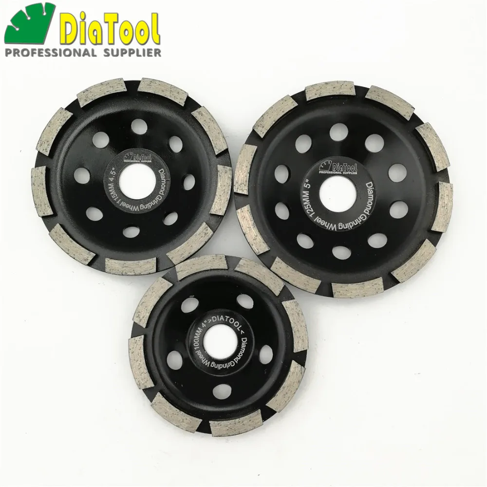 DIATOOL 1 pc Diamond Single Row Grinding Cup Wheel for concrete masonry Diamond grinding Disc 4" 4.5" 5" available
DIATOOL 1 pc Diamond Single Row Grinding Cup Wheel for concrete masonry Diamond grinding Disc 4" 4.5" 5" available
