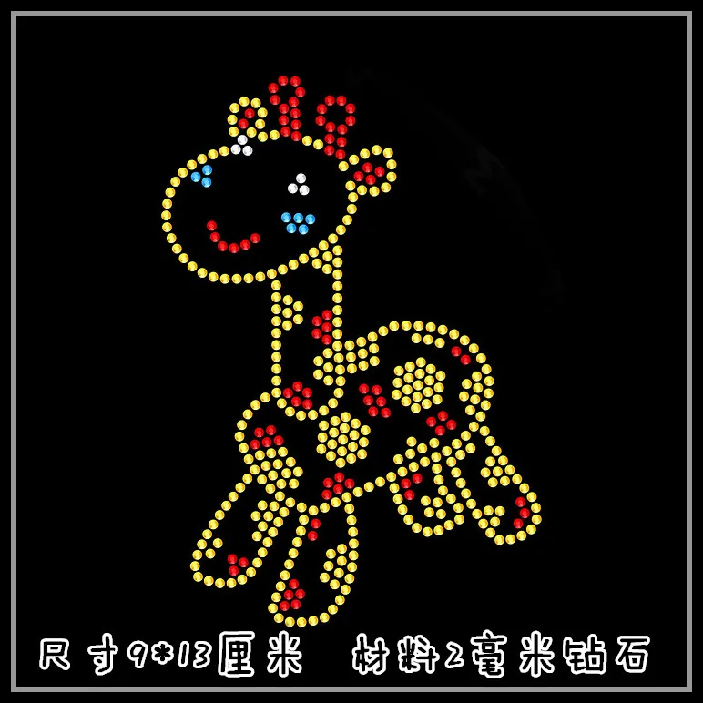 2pc/lot giraffe hot fix rhinestone motif designs iron on crystal transfers design iron on appliques
2pc/lot giraffe hot fix rhinestone motif designs iron on crystal transfers design iron on appliques