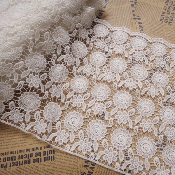 2 yard 33cm 12.99" wide off white milk silk embroidery lace trim ribbon QF676L4K647
2 yard 33cm 12.99" wide off white milk silk embroidery lace trim ribbon QF676L4K647