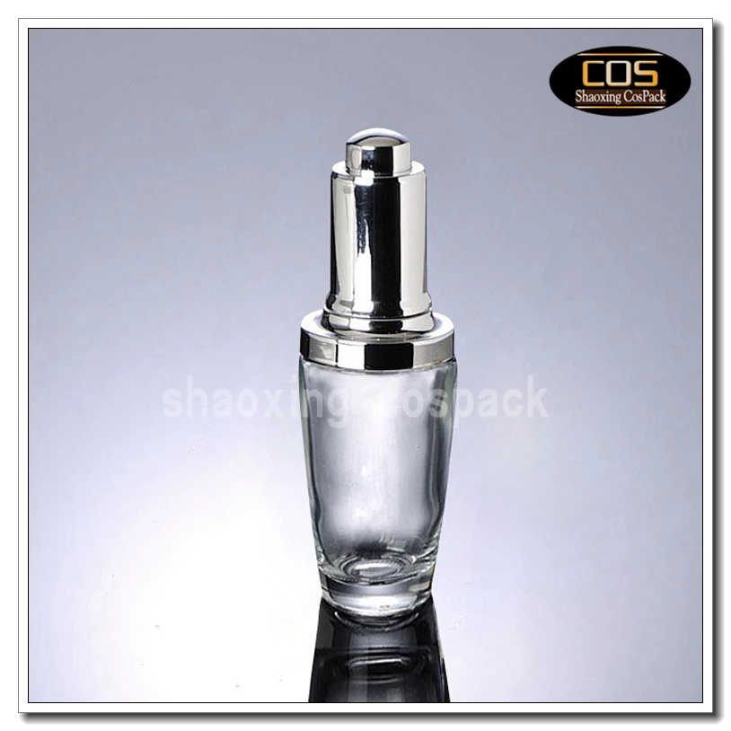 DB40-30ml empty clear glass dropper bottle with silver dropper cap, 1oz clear glass eye concentrate dropper bottle
DB40-30ml empty clear glass dropper bottle with silver dropper cap, 1oz clear glass eye concentrate dropper bottle