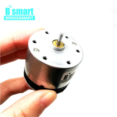 Bringsmart RK-520B 12V quality DC Motor Carbon Brush with Encoder 10000rpm with Code Disk Carbon Brush High Precision Customized