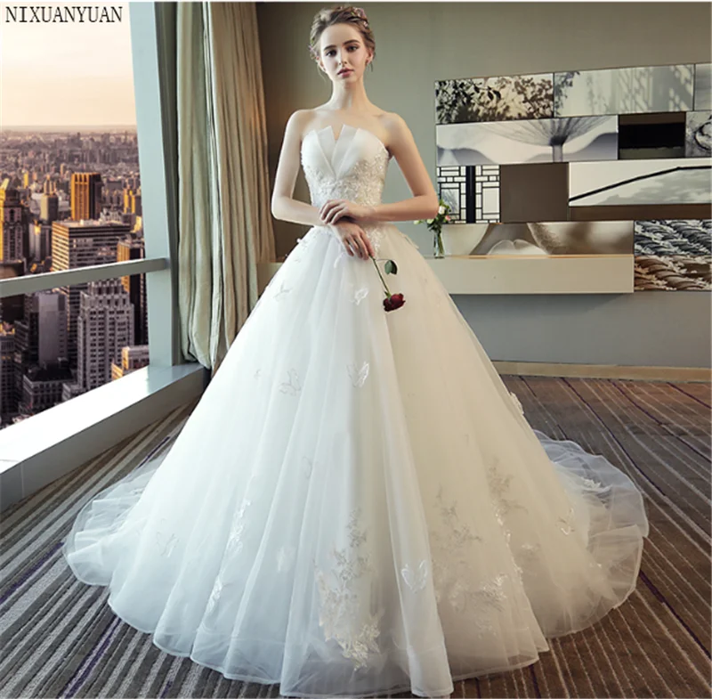 - Real Photo Appliques Beading Vintage White Wedding Dresses 2023 Vestidos De Noivas Plus Size Strapless Bridal Ball Gowns
- Real Photo Appliques Beading Vintage White Wedding Dresses 2023 Vestidos De Noivas Plus Size Strapless Bridal Ball Gowns