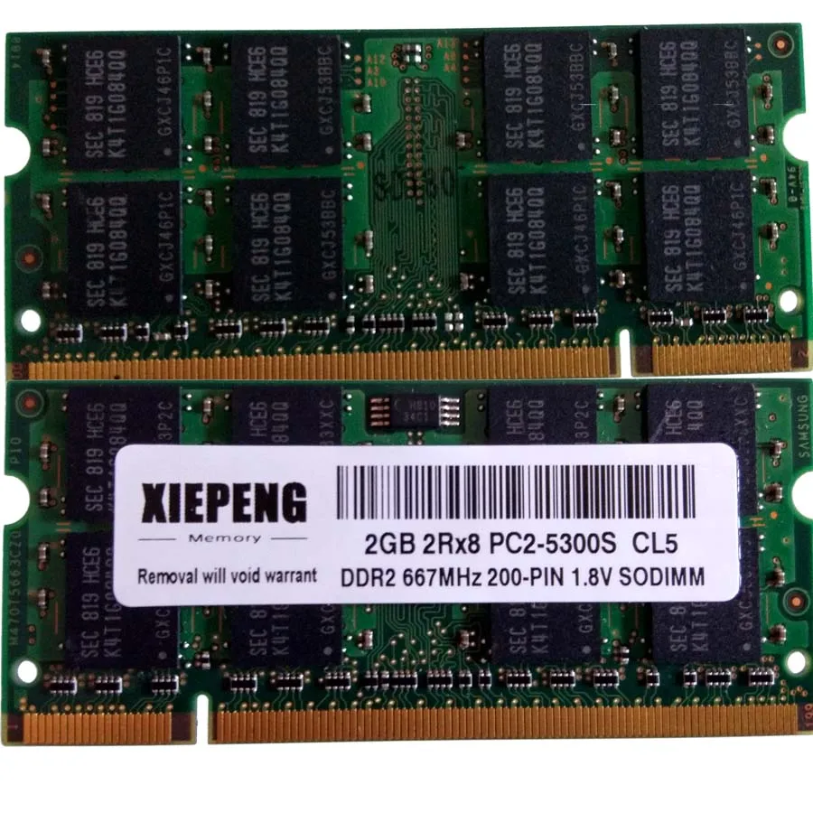 Оперативная память для ноутбука 4 ГБ 2Rx8 PC2-5300S 2 ГБ DDR2 667 МГц для MacBookPro4,1 A1150 A1151 A1211 A1212 A1226 A1229 A1260 A1261 Память для ноутбука
Оперативная память для ноутбука 4 ГБ 2Rx8 PC2-5300S 2 ГБ DDR2 667 МГц для MacBookPro4,1 A1150 A1151 A1211 A1212 A1226 A1229 A1260 A1261 Память для ноутбука