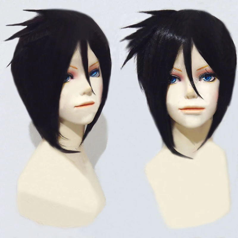 Anime Kuroshitsuji Black Butler Sebastian Michaelis Short Black Heat Resistant Hair Cosplay Costume Wig + Free Wig Cap
Anime Kuroshitsuji Black Butler Sebastian Michaelis Short Black Heat Resistant Hair Cosplay Costume Wig + Free Wig Cap