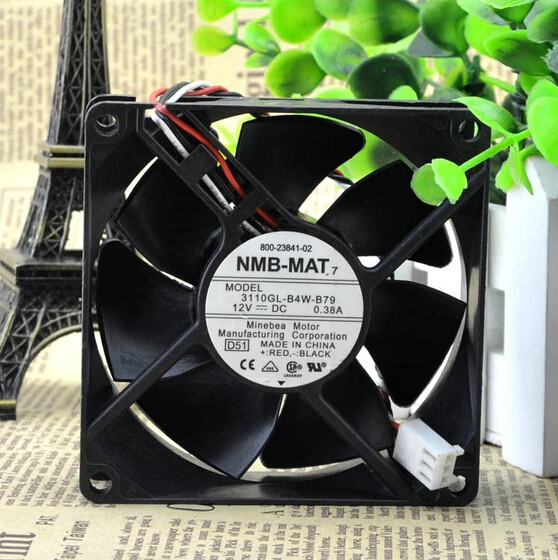 3110KL-04W-B79 DC12V 0.38A 80*80*25 трехлинейный переключатель вентилятора
3110KL-04W-B79 DC12V 0.38A 80*80*25 трехлинейный переключатель вентилятора