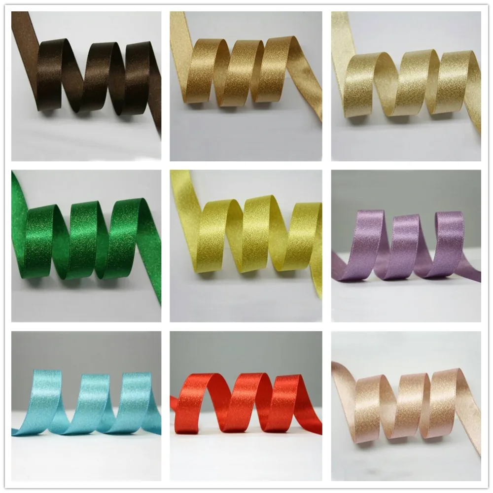 100 Yards 3MM 6MM 9MM 16 MM 22MM 38MM High quality gold double-sided ribbon DIY gift packaging headwear clothing Hand-made
100 Yards 3MM 6MM 9MM 16 MM 22MM 38MM High quality gold double-sided ribbon DIY gift packaging headwear clothing Hand-made