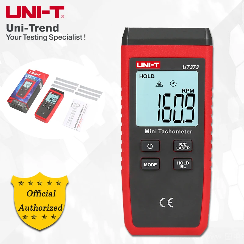 UNI-T UT373 Цифровой бесконтактный тахометр; Диапазон 10-99999 об/мин/0,1 об/мин Измерение скорости двигателя
UNI-T UT373 Цифровой бесконтактный тахометр; Диапазон 10-99999 об/мин/0,1 об/мин Измерение скорости двигателя