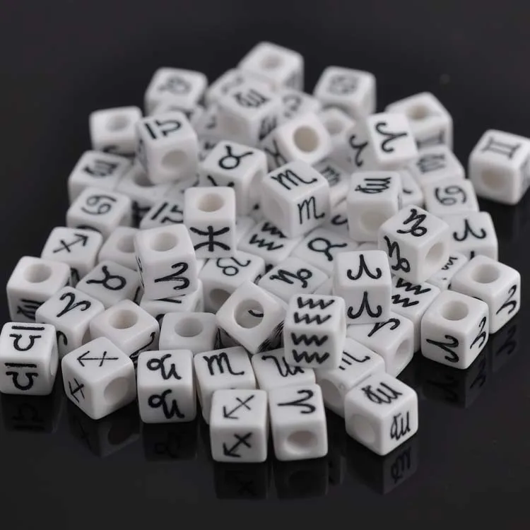 7mm 100Pcs Mixed constellation Cube White Acrylic Beads For Jewelry making Diy YKL0234X
7mm 100Pcs Mixed constellation Cube White Acrylic Beads For Jewelry making Diy YKL0234X