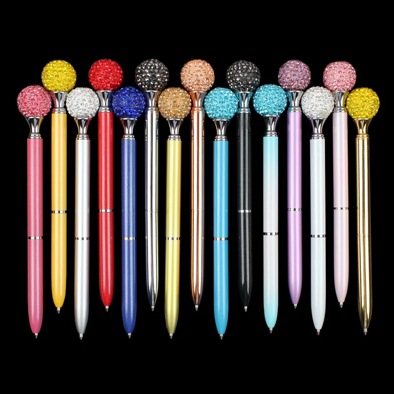 BAIKINGIFT High QUALITY Ballpoint crystal Pen Round Colored Diamonds Metal Material Beautiful Pen 0.7mm Student Stationery Gift
BAIKINGIFT High QUALITY Ballpoint crystal Pen Round Colored Diamonds Metal Material Beautiful Pen 0.7mm Student Stationery Gift