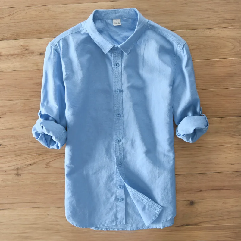 Spring Summer New Multi Colors Mens Long Sleeve Shirts High Quality Cool Linen Shirt Men
Spring Summer New Multi Colors Mens Long Sleeve Shirts High Quality Cool Linen Shirt Men