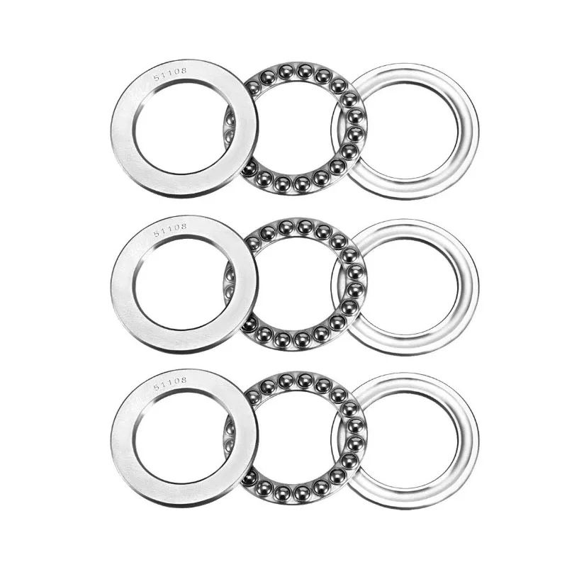 51108 Single Direction Thrust Ball Bearings 40mm x 60mm x 13mm Bearing Steel (Pack of 3)
51108 Single Direction Thrust Ball Bearings 40mm x 60mm x 13mm Bearing Steel (Pack of 3)