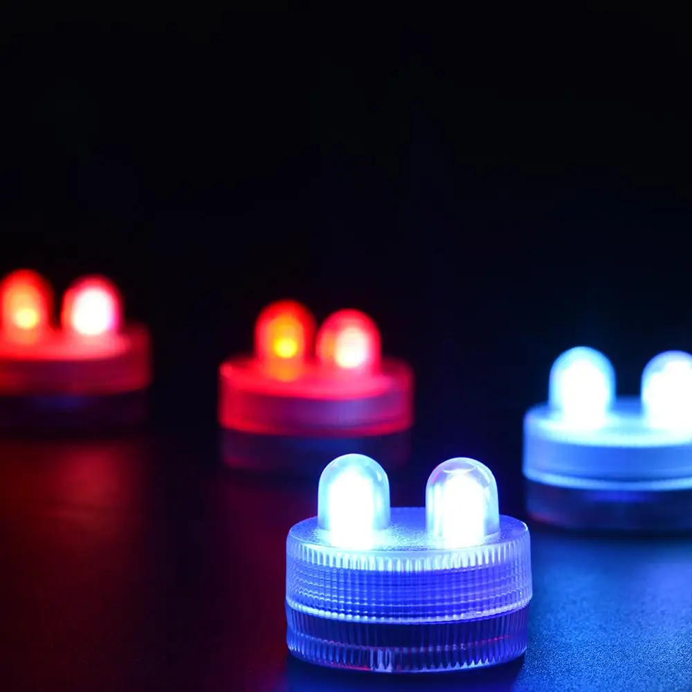 100 SUPER Bright Dual LED Submersible Wedding Vase Tea Lights Waterpf Centerpiece
100 SUPER Bright Dual LED Submersible Wedding Vase Tea Lights Waterpf Centerpiece