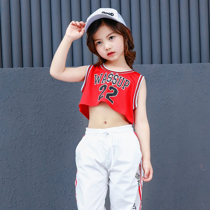 New Korean Style Midriff-baring Jazz Hip Hop Dancing Costumes for Ladies Women Kids Children Girls Hiphop Dance Clothes
New Korean Style Midriff-baring Jazz Hip Hop Dancing Costumes for Ladies Women Kids Children Girls Hiphop Dance Clothes