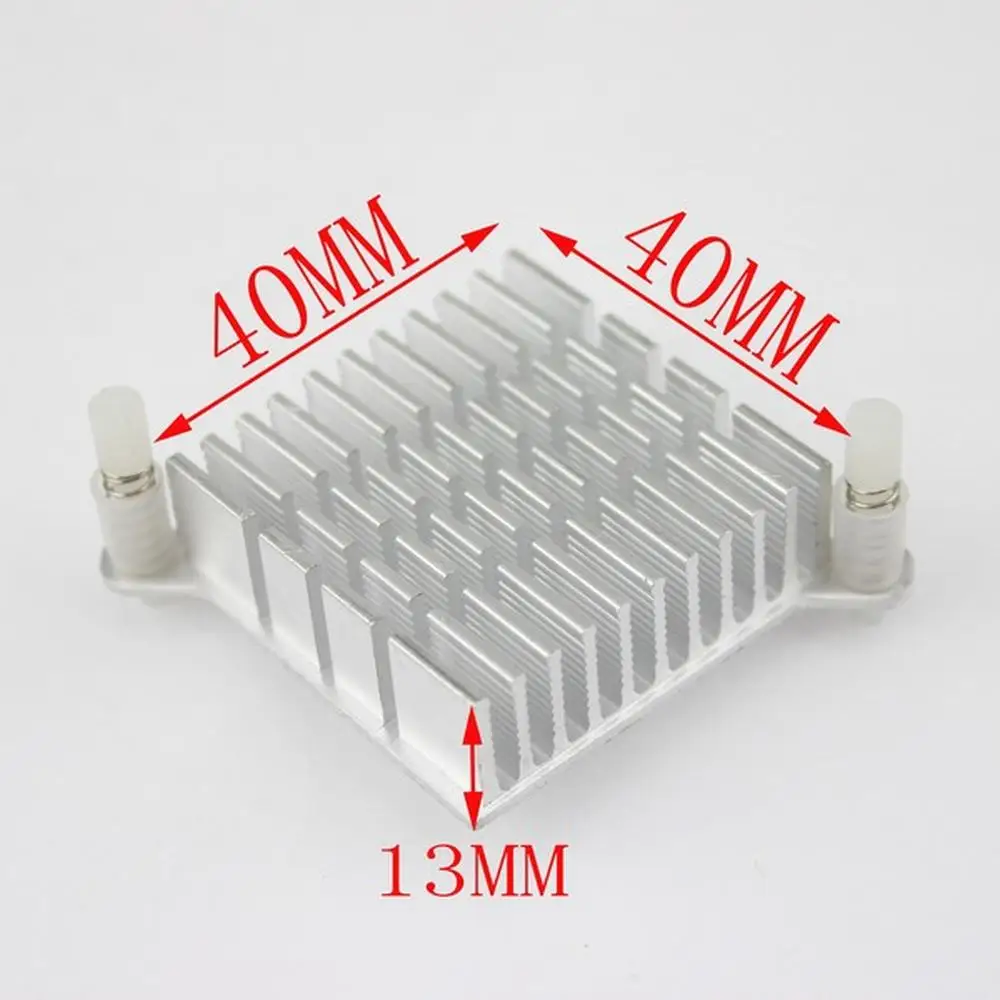 10 pcs Silver Aluminum 40x40x13mm PC North Bridge Chipset Cooler Cooling Heatsink Radiator Northbridge 40mm x 40mm x 13mm
10 pcs Silver Aluminum 40x40x13mm PC North Bridge Chipset Cooler Cooling Heatsink Radiator Northbridge 40mm x 40mm x 13mm