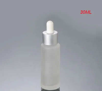 30ML frosted glass dropper glass bottle with silver collar and white top ,glass dropper bottle, glass 20ml Cosmetic Packaging
30ML frosted glass dropper glass bottle with silver collar and white top ,glass dropper bottle, glass 20ml Cosmetic Packaging