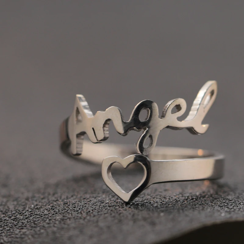 Two layer 925 Solid Silver Custom Name Women Ring Personalized Heart Ring Wholesale Fashion NameJewelry anillo nombre
Two layer 925 Solid Silver Custom Name Women Ring Personalized Heart Ring Wholesale Fashion NameJewelry anillo nombre