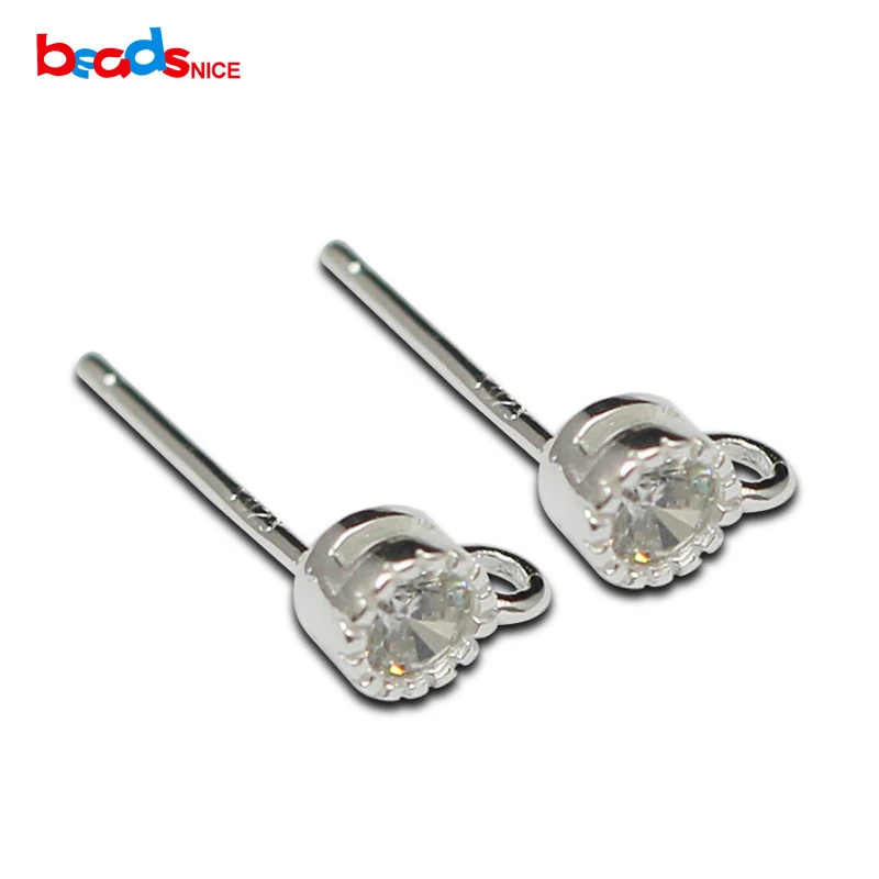 Stud Earring 925 Sterling Silver Earring Post With Zircon Simple Jewelry Setting DIY Minimalist Earrings ID 36310
Stud Earring 925 Sterling Silver Earring Post With Zircon Simple Jewelry Setting DIY Minimalist Earrings ID 36310