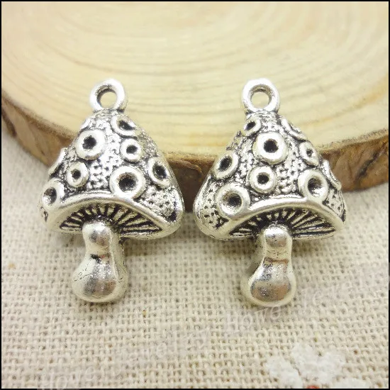 32 pcs Vintage Charms Mushrooms Pendant Antique silver Fit Bracelets Necklace DIY Metal Jewelry Making
32 pcs Vintage Charms Mushrooms Pendant Antique silver Fit Bracelets Necklace DIY Metal Jewelry Making