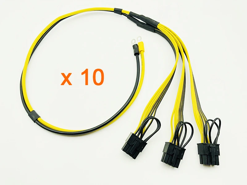 10PCS Power Supply Cable 8Pin Video Card Cables O Terminal to 8Pin Adapter Cable 12AWG+18AWG Splitter Wire for Miner Mining BTC
10PCS Power Supply Cable 8Pin Video Card Cables O Terminal to 8Pin Adapter Cable 12AWG+18AWG Splitter Wire for Miner Mining BTC