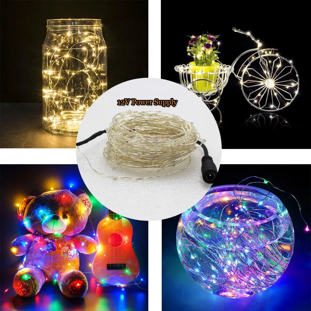 5/10M 50/100Leds LED Fairy Light String Copper Wire DC 12V USB Powered Xmas Wedding Party Fairy Holiday Party Decoration Lamp
5/10M 50/100Leds LED Fairy Light String Copper Wire DC 12V USB Powered Xmas Wedding Party Fairy Holiday Party Decoration Lamp