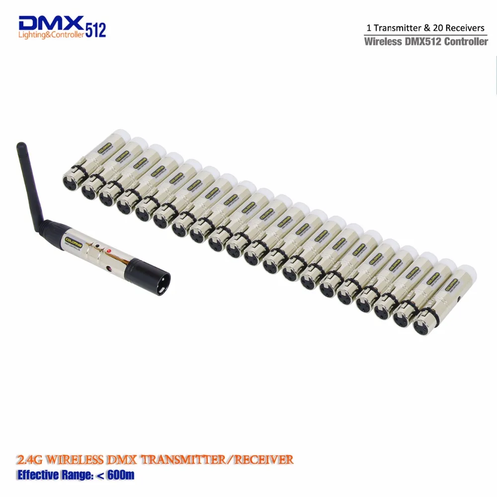 DHL 21pcs/lot Wireless DMX512 Disco Light Controller 2.4G for Stage Effect DJ DMX controller
DHL 21pcs/lot Wireless DMX512 Disco Light Controller 2.4G for Stage Effect DJ DMX controller