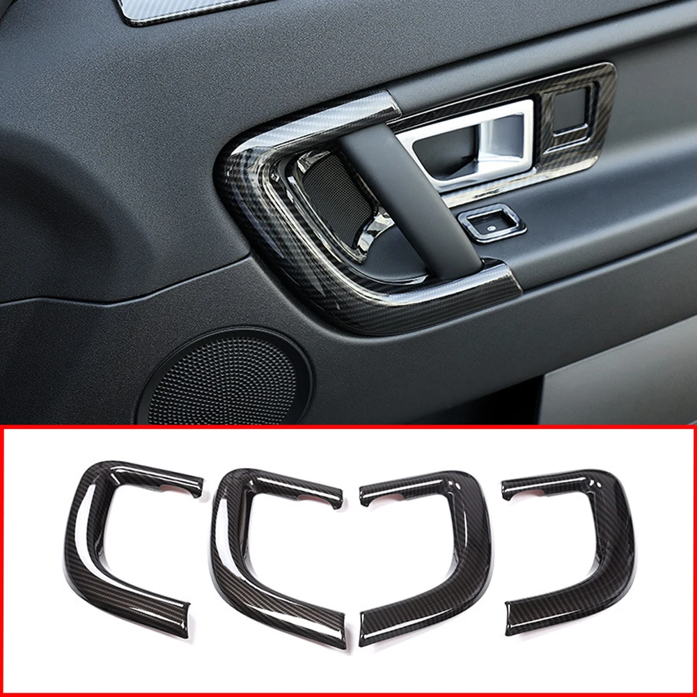 Carbon Fiber Style Car Accessories Interior Door Handle Decoration Cover Trim Stickers for Land Rover Discovery Sport 2015-2018
Carbon Fiber Style Car Accessories Interior Door Handle Decoration Cover Trim Stickers for Land Rover Discovery Sport 2015-2018