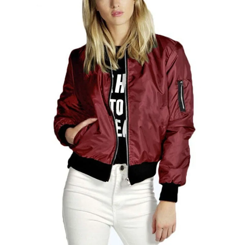 2024 Spring Autumn Women Jackets Fashion Basic Bomber Jackets Long Sleeve Windbreaker Casual Stand Collar Thin Slim Outerwear
2024 Spring Autumn Women Jackets Fashion Basic Bomber Jackets Long Sleeve Windbreaker Casual Stand Collar Thin Slim Outerwear