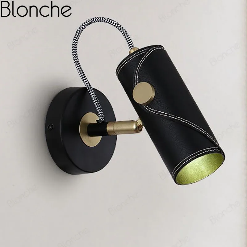 Postmodern Leather Wall Lamp Nordic Rotatable Led Wall Lights for Home Bedroom Bathroom Stairs Loft Vintage Sconce Mirror Light
Postmodern Leather Wall Lamp Nordic Rotatable Led Wall Lights for Home Bedroom Bathroom Stairs Loft Vintage Sconce Mirror Light