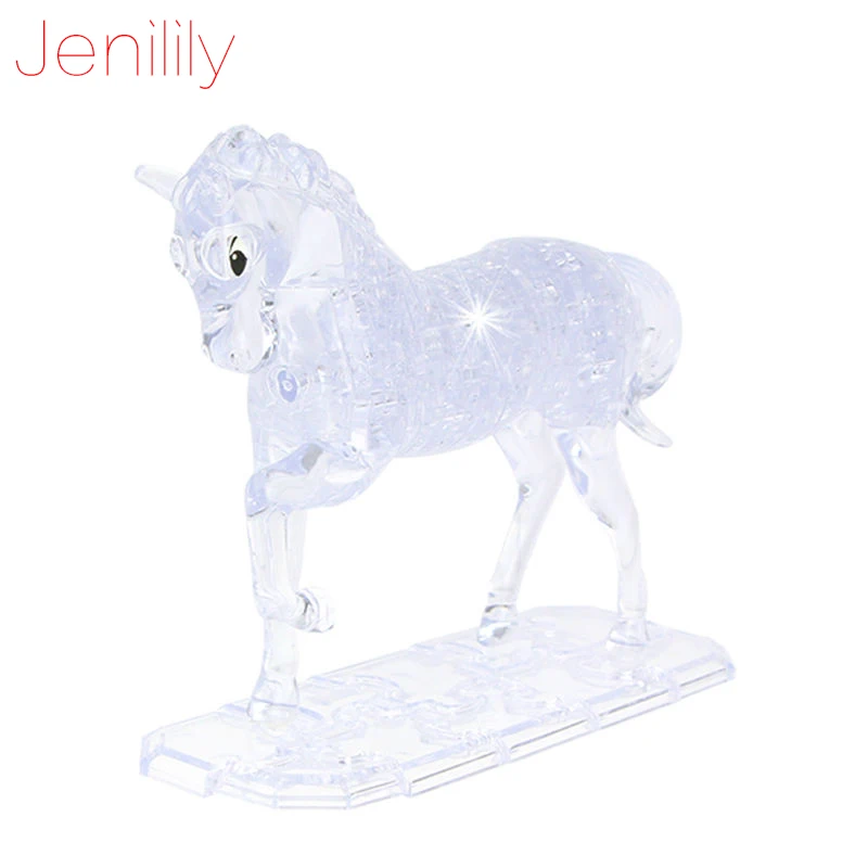 Jenilily 3D Crystal Puzzle DIY Model Building Toy Children Home Decoration - Yellow or White Horse Puzzle
Jenilily 3D Crystal Puzzle DIY Model Building Toy Children Home Decoration - Yellow or White Horse Puzzle