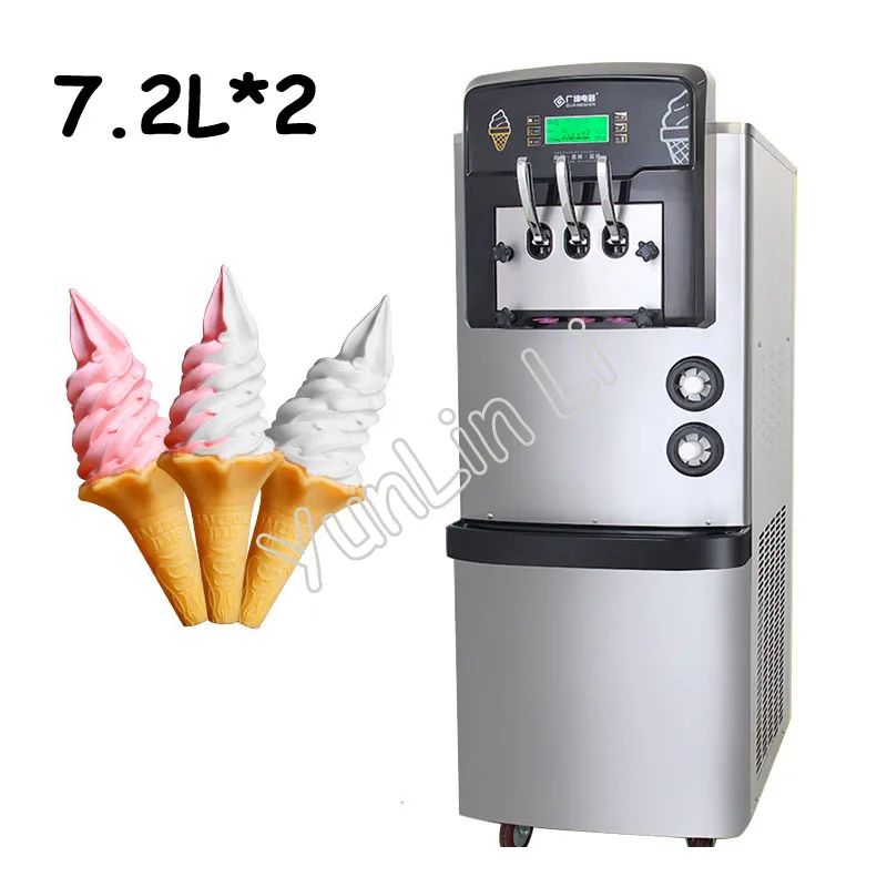 7.2L*2 Ice Cream Machine Commercial Full Auto Soft Ice Cream Maker Fresh-Keeping System And Precooling Function
7.2L*2 Ice Cream Machine Commercial Full Auto Soft Ice Cream Maker Fresh-Keeping System And Precooling Function