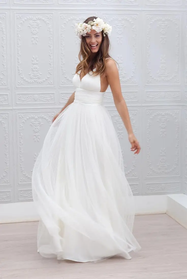 Elegant Simple A Line Spaghetti Straps Cheap Wedding Dresses Under 100 Made In China Beach Bridal Gowns
Elegant Simple A Line Spaghetti Straps Cheap Wedding Dresses Under 100 Made In China Beach Bridal Gowns