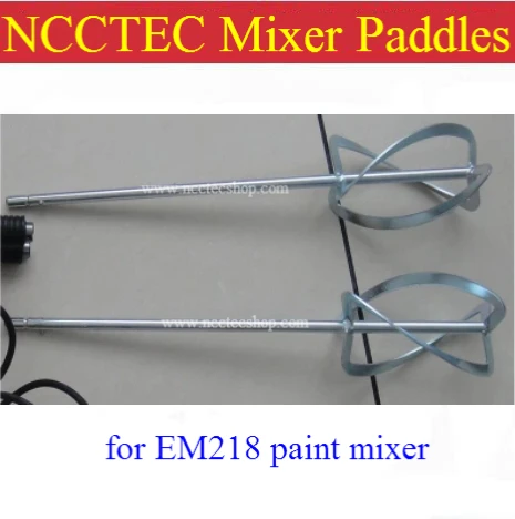 NCCTEC mixer paddles for Hand Paint Mixer DOUBLE shaft EM218 (2 pcs per package)
NCCTEC mixer paddles for Hand Paint Mixer DOUBLE shaft EM218 (2 pcs per package)