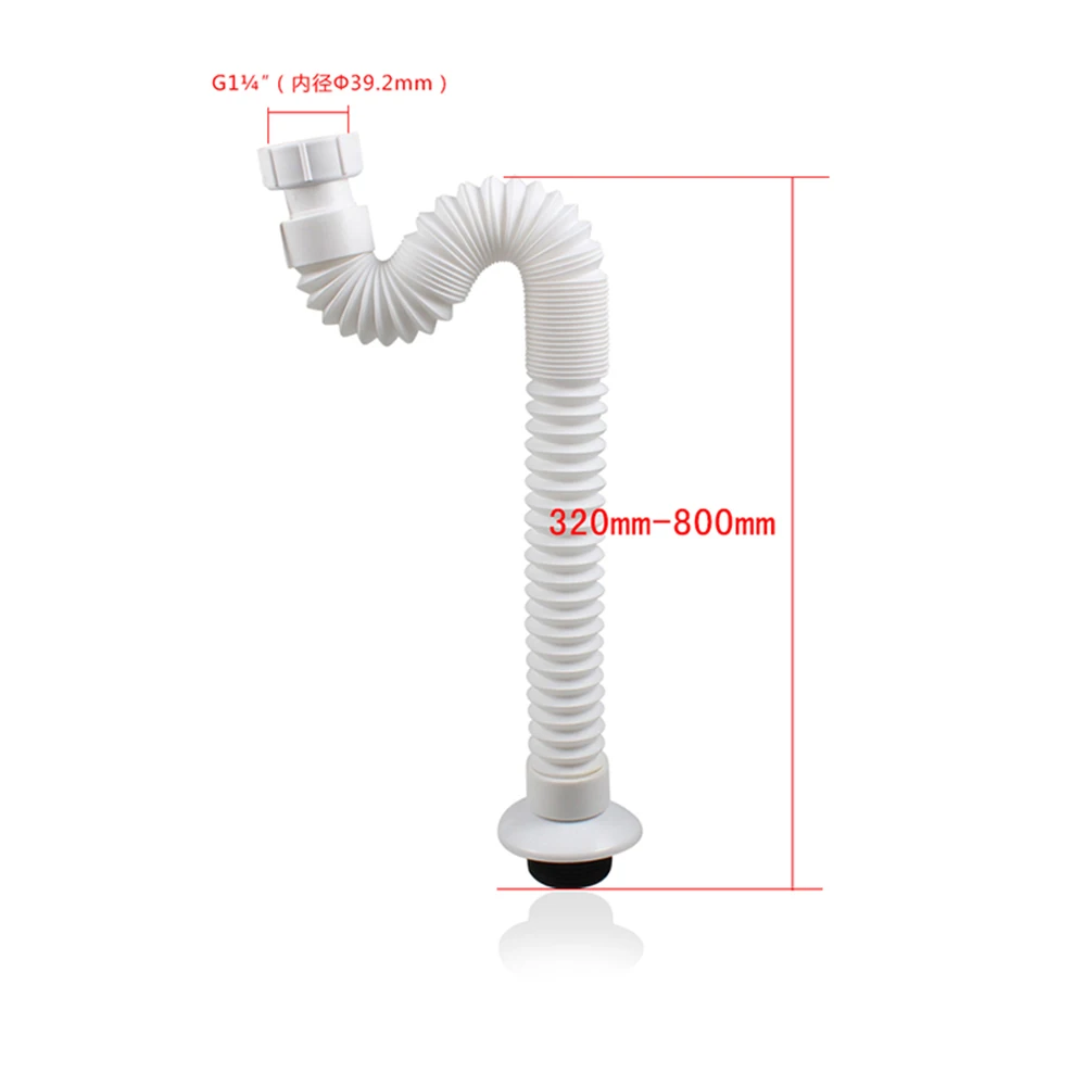 Talea Sink basin drain hose Plastic Flexible Flume white drainpipe into the floor washing basin downcomer GA015C002
Talea Sink basin drain hose Plastic Flexible Flume white drainpipe into the floor washing basin downcomer GA015C002