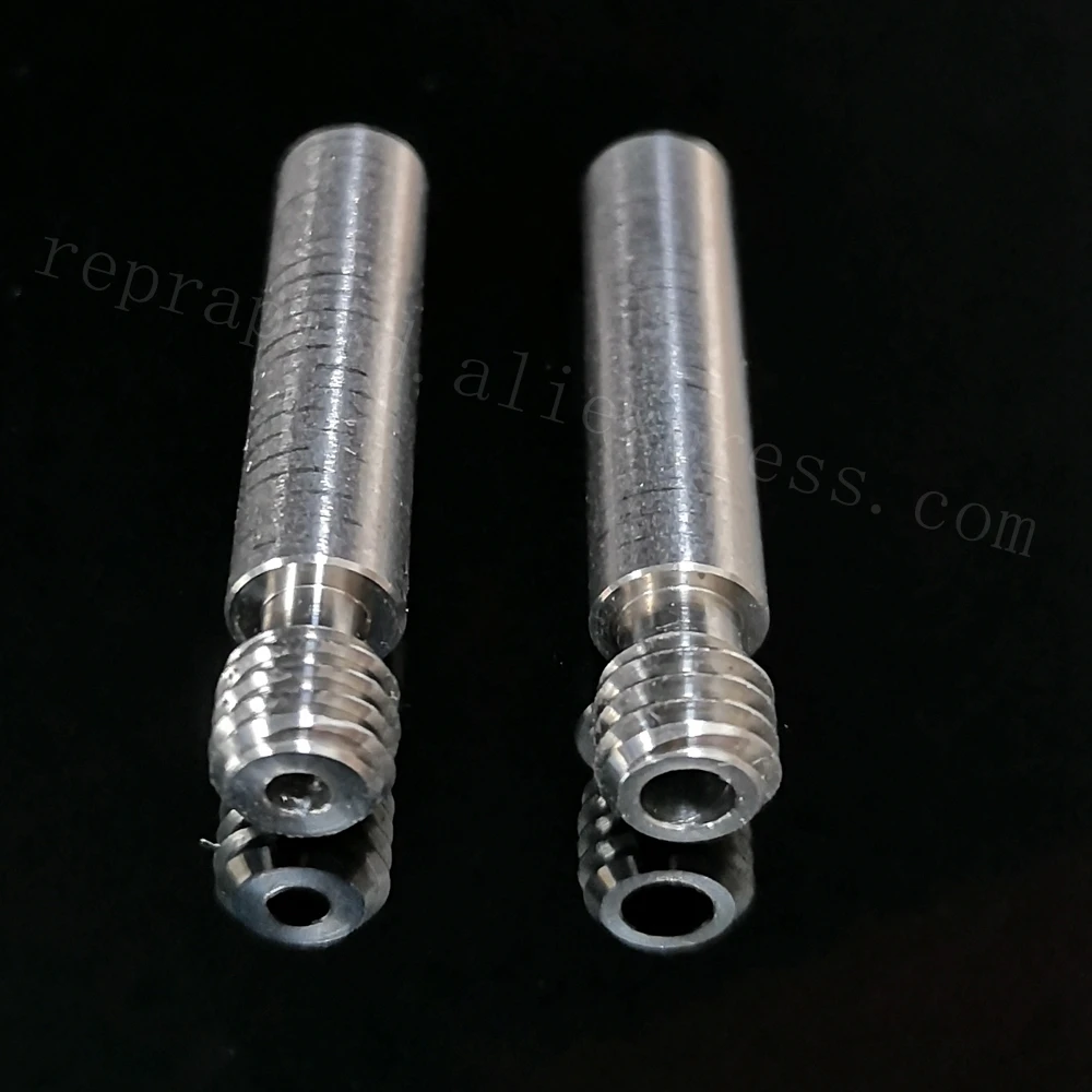 2pcs Super smooth Titanium MK8 Long M6 Throat with PTFE Pipe inside for FDM forming 3D printers
2pcs Super smooth Titanium MK8 Long M6 Throat with PTFE Pipe inside for FDM forming 3D printers