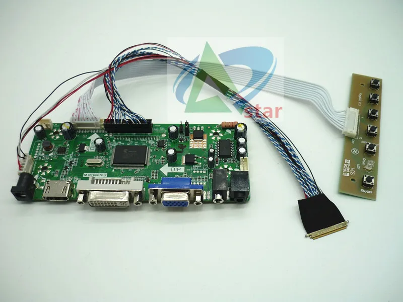 HDMI+DVI+VGA+AUDIO LCD Controller Board kit 15.6 inch B156HTN03.3 1920*1080 LCD controller board DIY kits
HDMI+DVI+VGA+AUDIO LCD Controller Board kit 15.6 inch B156HTN03.3 1920*1080 LCD controller board DIY kits