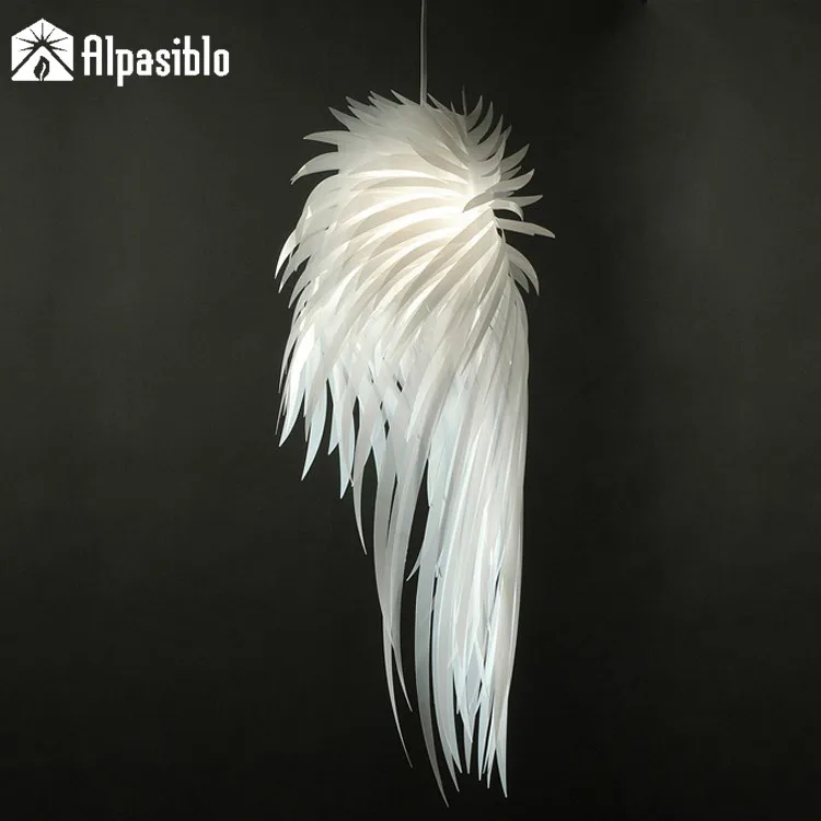 Modern Color Angel wing feather Pendant Light E27 Holder PVC Material Store Art Deco Single Head Dining-room Pendant Lamp
Modern Color Angel wing feather Pendant Light E27 Holder PVC Material Store Art Deco Single Head Dining-room Pendant Lamp