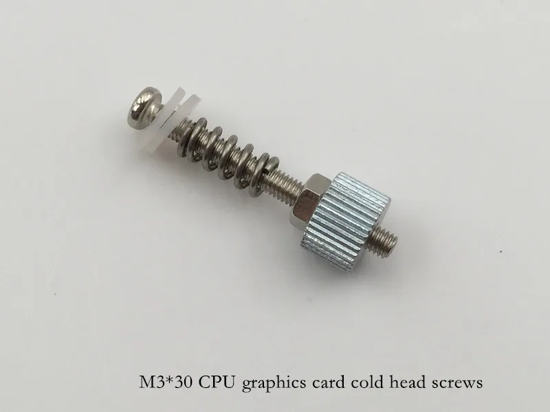 Computer water cooling cold head M3 mm thick mounting screws M3*30 cold head screws
Computer water cooling cold head M3 mm thick mounting screws M3*30 cold head screws