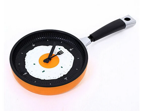 1 piece 8 color choose new Creative Omelette Fry Pan Kitchen Fried Egg Design Wall Quartz Clock Decor Fashion wall clock
1 piece 8 color choose new Creative Omelette Fry Pan Kitchen Fried Egg Design Wall Quartz Clock Decor Fashion wall clock