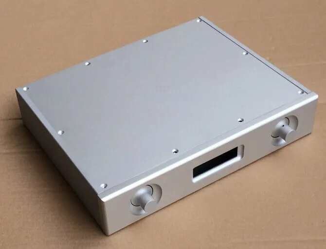 ES9018 all aluminum amplifier chassis/DAC decoder box/AMP case Enclosure / headphone amp case / PSU Box DIY
ES9018 all aluminum amplifier chassis/DAC decoder box/AMP case Enclosure / headphone amp case / PSU Box DIY