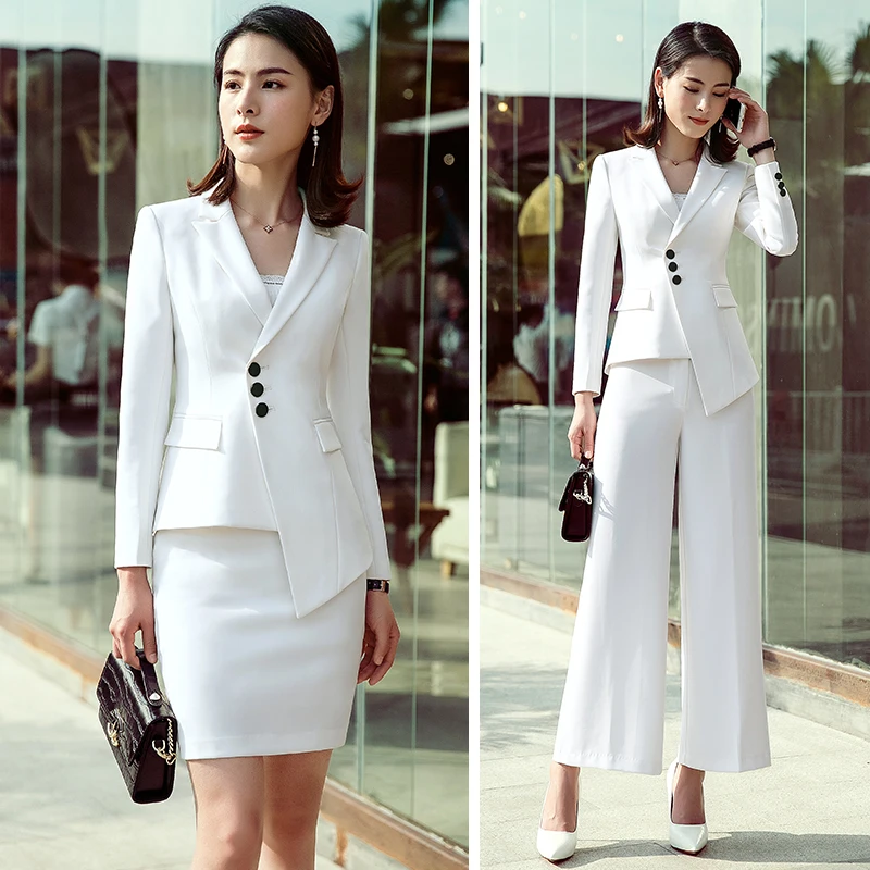 2018 new women's spring and autumn irregular fashion suit OL ladies temperament Slim solid color fashionable two-piece suit
2018 new women's spring and autumn irregular fashion suit OL ladies temperament Slim solid color fashionable two-piece suit