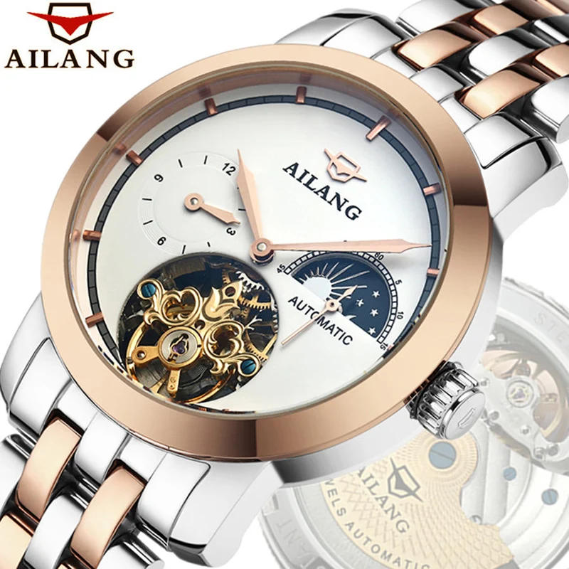 High Quality AILANG Tourbillon Men's Watches Best Brand Luxury Sapphire Waterproof Automatic Mechanical Watches
High Quality AILANG Tourbillon Men's Watches Best Brand Luxury Sapphire Waterproof Automatic Mechanical Watches