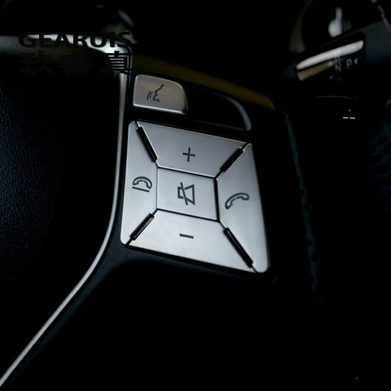 Car Styling Steering Wheel Button Cover Trim decoration Sticker For Mercedes Benz GLK X204 200 260 300 Auto lnterion Accessories
Car Styling Steering Wheel Button Cover Trim decoration Sticker For Mercedes Benz GLK X204 200 260 300 Auto lnterion Accessories