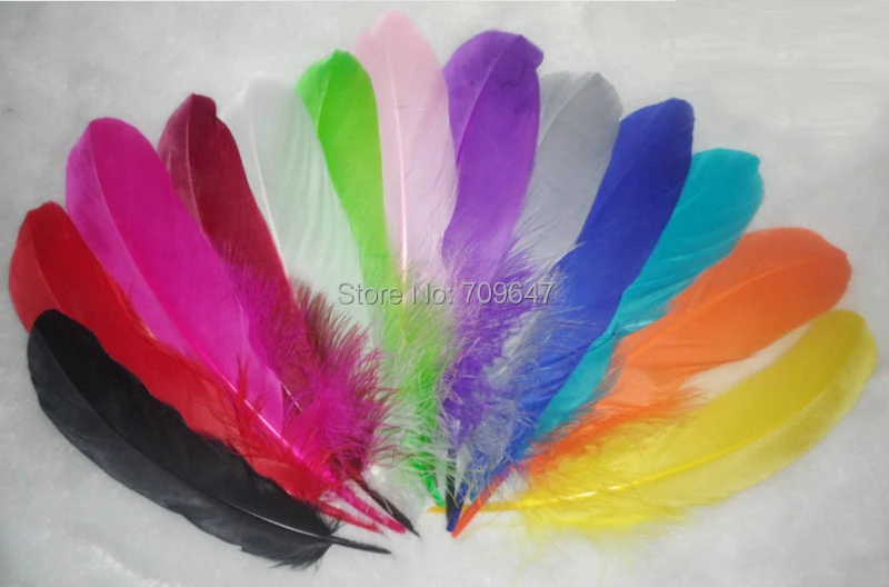 Feathers decoration!500Pcs/lot!15-20cm long Multicolor Goose Satinettes Loose Feathers for wedding deco,13Colours Available,
Feathers decoration!500Pcs/lot!15-20cm long Multicolor Goose Satinettes Loose Feathers for wedding deco,13Colours Available,