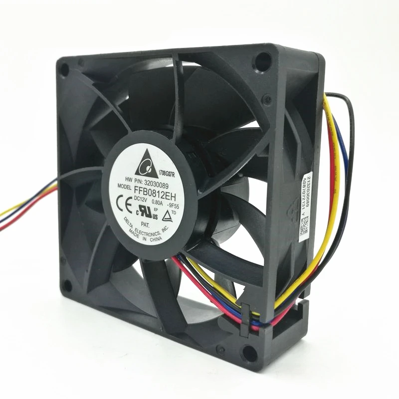 Оригинальный вентилятор Delta FFB0812EH, 8 см, 80 мм, 8025 дюйма, 80*80*25 мм, 12 В, 0,80 А, мощный вентилятор с 4-контактным широтно-импульсным модулем
Оригинальный вентилятор Delta FFB0812EH, 8 см, 80 мм, 8025 дюйма, 80*80*25 мм, 12 В, 0,80 А, мощный вентилятор с 4-контактным широтно-импульсным модулем